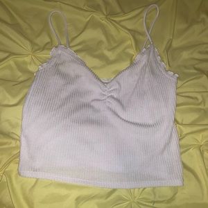 White Crop Top